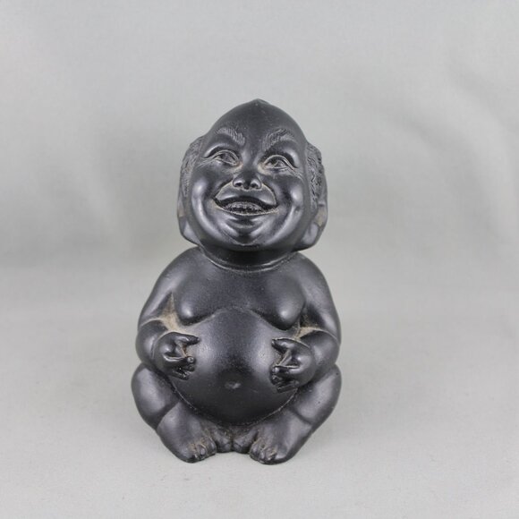 Vintage Coco Joe's Tiki Figurine - Laki the Lucky Menehune - Made with Lava - Picture 4 of 9